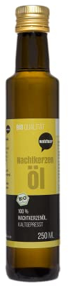 Wohltuer Bio Nachtkerzenöl 250ml - Nativ gepresst und 100% rein - Natur pur (250ml)