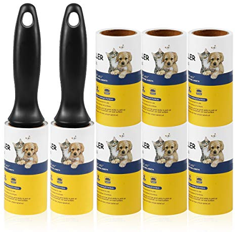 HONGFENGDZ Lint Roller Pet Hair Remover - Sticky Lint Remover Rollers For Clothes Pet Hair Cat 8 Pack