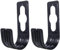 LATRAT Lot de 2 supports muraux pour tuyau d'arrosage, support de tuyau d'arrosage, organisateur de jardin à fixer au robinet de jardin, noir