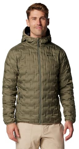 Columbia Chaqueta de Plumón con Capucha para Hombre, Delta Ridge II