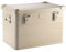 Alubox Alukiste abschließbar E78S SAHARA sand beige - Premium Lagerbox 78 Liter - Materialstärke 1mm - Deckel mit Aluminium Druckguss Stapelecken und Gummidichtung - inklusive Schlösser - lackiert