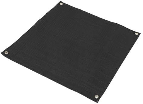 ifundom Rete di Arresto per Frecce Spessa 2 MM Nera 50X50 CM Bordi Rinforzati Rete Rinforzata per Tiro L'Arco Barriera di Protezione Sicura per Allenamento Outdoor e Poligoni di Tiro