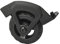 VAUDE Unisex Trolley Wheel (Turin,sapporo Ii, Rotuma, Tuvana, Citytravel) Ersatzteil, Schwarz, Einheitsgröße EU