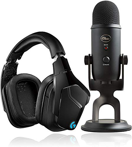 Logitech G935 Kabelloses Gaming-Kopfhörer + Blue Microphones Yeti USB-Mikrofon