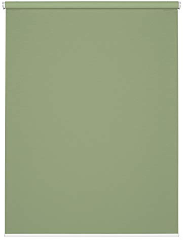 GARDINIA Comfort Move Roller Blind for Clamping, Gluing or Screwing, Daylight Roller Blind, Opaque, All Mounting Parts Included, Green, 45 x 150 cm (W x H)