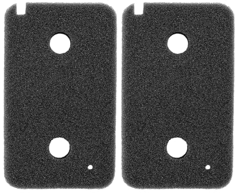 Faderr 2 Stück Schwammfilter für Trockner, Wärmepumpentrockner Sockelfilter Kompatibel mit Miele and Candy Edition Trocknerfilter, Wäschetrockner Ersatzfilter, 220 x 130 x 30mm(Schwarz)
