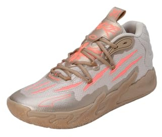 PUMA Chaussures de Basketball Dorées Homme MB.03 CNY