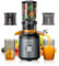 Cold Press Juicer Machines 250W Liberate Your Hands -103MM Opening and 1.2L Capacity Slow Juicers for Whole Fruit and Vegetable Masticating Juicer Easy To Clean High Juice Yield, BPA Free