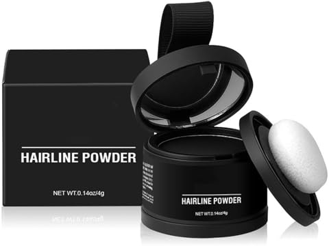 Namika Poudre Cheveux,14 Couleurs Poudre De Racine De Cheveux,Poudrè Noir Chevèux Homme,Pour Homme Et Femme,Couverture De Racine,Pour Retouche Et Couverture Des Cheveux Gris (#03 Noir)