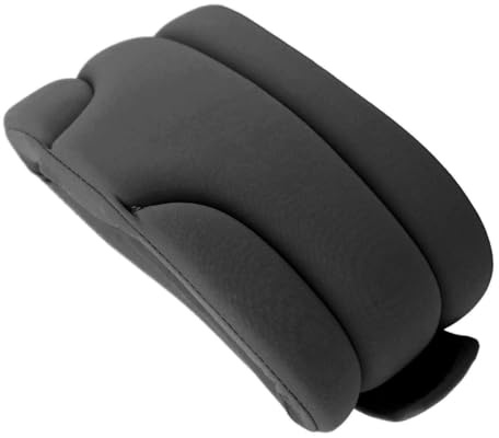 Cryfokt Justerbar Andningsbar Halskrage Mjukt Skum Nackstödsbygel för Sömnavlastning Kvinnor Män, Elastisk Ergonomisk Design Idealisk för Resor Hemmakontor, Nylonmaterial (Svart)
