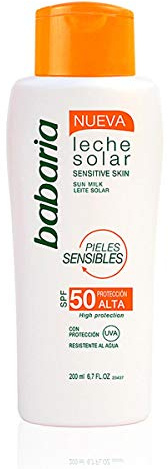 Babaria Leche Protector Solar Sensibles SPF50+ - 200 ml