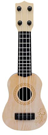 Alipis Kids Ukulele Toy Guitar for Toddlers and Children Mini 4-String Musical Instrument for Early Music Learning and Educational Play Suitable for Ages 3-5