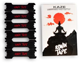 RoninTape® Kaze 30 Nasal Strips Cerotti Nasali per Respiro Potenziato e Performance Sportiva Aumenta la Respirazione Nasale Ideale per Sportivi Atleti e Workout Intensi