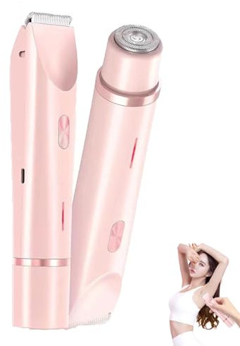 Trim Pod 2.0 Dual Head Electric Hair Shaver para Mujeres, Rasuradora Zona Intima IPX7 Agua y Seco Recargable