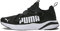 Zapatillas de correr PUMA Softride Rift sin cordones para hombre, negro (Negro/Blanco), 45 EU