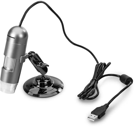 Microscopio Digital portátil Smart DiProgress Hooke USB2 2 MPX – Ampliaciones Zoom 10X-200X