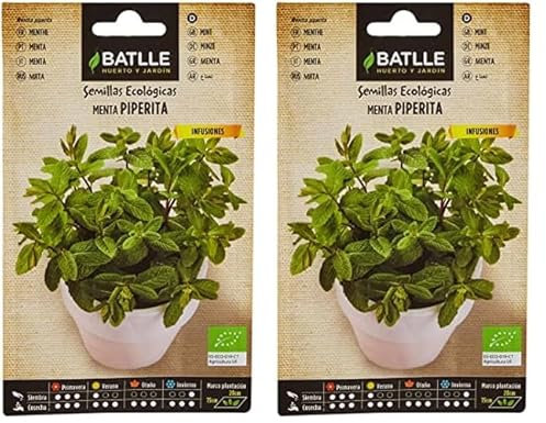 Semillas Batlle Menta - Eco (Confezione da 2)