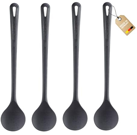 Westmark 4 cucchiai per mescolare/cucinare Gentle – Ideale aiuto in cucina per mescolare pentole e padelle rivestite, senza graffiare, lavabile in lavastoviglie, 30,2 cm, 288422E4