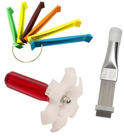 1 styck lamellkamset, rostfritt stål lamellratt FCR6 universell för värmepumpstork, luftkonditionering, kondensator, rengöring