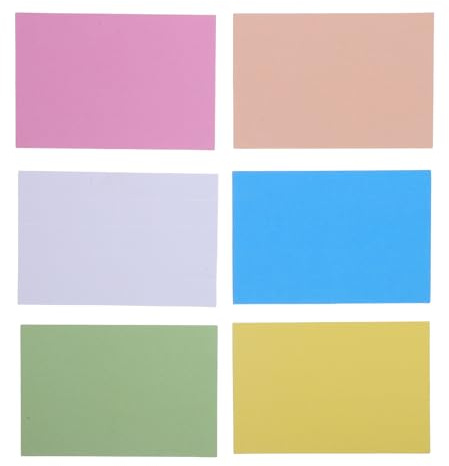 FONDOTIN Pestañas de Etiquetas para Carpetas Colgantes 6 Colores, Insertos de Papel para Organización de Archivos en Oficina, Resistentes y Fáciles de Usar para Clasificación Rápida