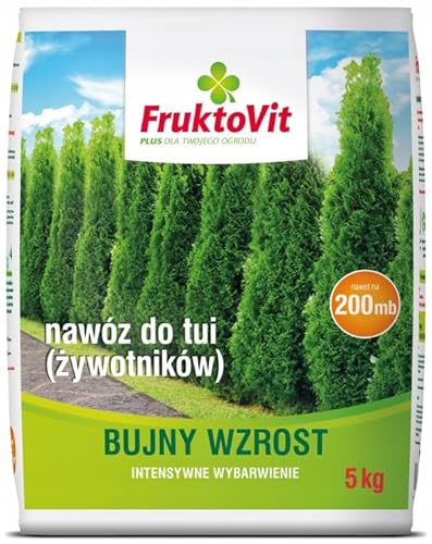 Concime tuia e cipresso 5kg - fertilizzante siepi NPK ferro granulare per 200m