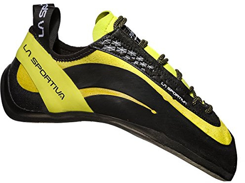 La Sportiva Miura Lime - Scarpe da Arrampicata Unisex Bambini, Giallo (Lime 000), 37.5 EU
