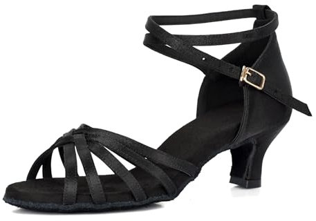 VASHCAME - Latinska dansskor med höga klackar sandaler för kvinnor