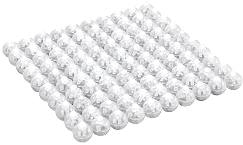 100stücke Pack Led Ballonlampe Luminöse Kugellichter Für Hochzeiten Geburtstagsfeiern Und Weihnachtsdekoration Weiß Atmosphäre Für Feierlichkeiten