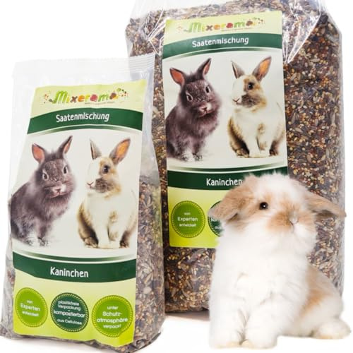 Mixerama Mélange de graines de lapins - Complément adapté à la nourriture pour lapins - Graines pour lapins