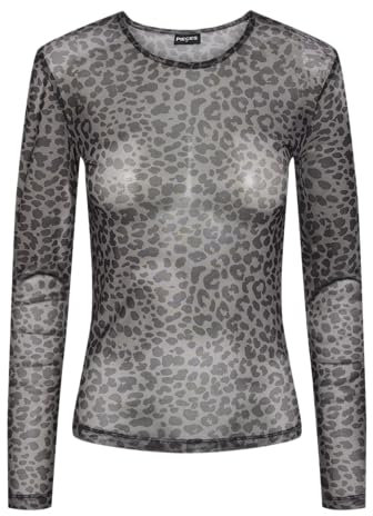 PIECES Pcninni Ls Mesh Top Noos Bc