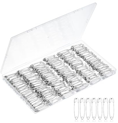 Mr. Pen- 500 Pack Safety Pins, 1.5 Inch Silver, Mini for Clothes