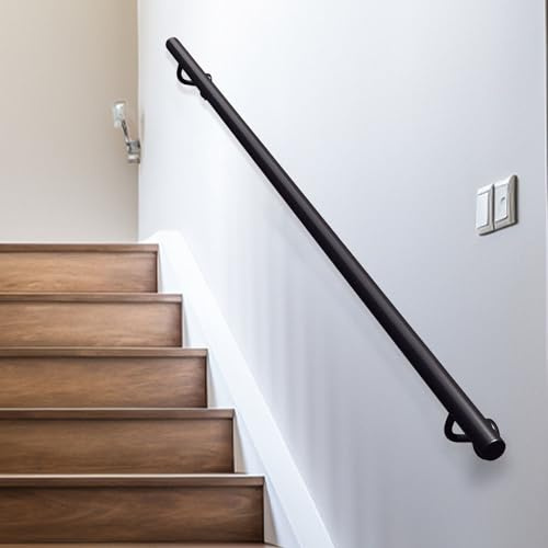 Ledstång för trappor - 80cm 1m 120cm 1,5m 180cm 2m 240cm 3m Trappräcke Handräcken för hembadrum Korridor Trappräcken - Inomhus Utomhushandtag(90cm)