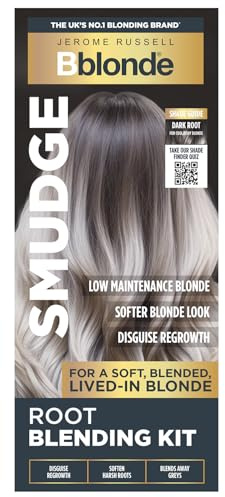 Jerome Russell Bblonde SMUDGE – Kit de mélange de racines cool et dramatique | Kit de mélange de racines professionnel | Look blond naturel et vivant