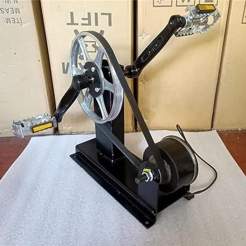 DZZTHSH Pedal Generator 300W Foot Powered Power Generator Portable Emergency Power Supply Exercise Bike Generator Brushless High-Power Power