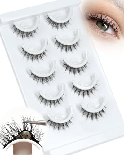 Manga Ciglissime Press E Go Autoadesive Ciglia Finte Senza Colla Aspetto Naturale Pre Glued Eyelashes Press On Lashes Glueless Lashes Morbido E Confortevole Fai Da Te In Casa by Obeyalash (812)