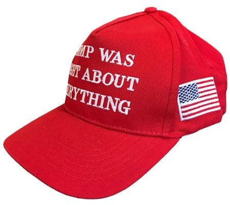 MAGA Keps med Broderad Slogan, USA-Flaggpatch, Justerbar Kardborre | Bomullskeps i unisex-modell, perfekt fanartikel för politiska evenemang, samlingar och allt vardagligt bruk hemma och ute