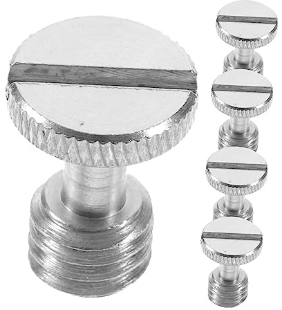 HONMEET 5pezzi Viti Zigrinata Per Treppiede Vite Per Montaggio Fotografico Da Vite Di Fissaggio Per Supporto Fotocamera