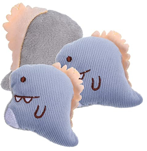 TOYANDONA 3pcs Catnip Toys for Cats Soft Plush Kitten Molar Toys Catnip Filled Pet Biting Playthings Cat Indoor