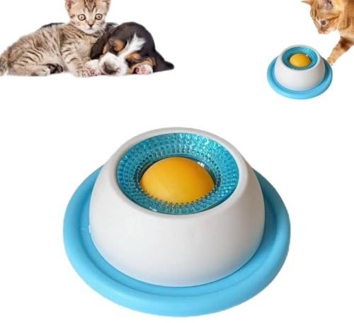 Jouet De Léchage De Chien, Bol Lèche pour Les Chiens - Pousque De Léchage De Nourriture Humide, Tapis de Lechage Chien, Jouets des Animaux De Compagnie Non Glissés, Réducteur D'ennui pour Les (C)