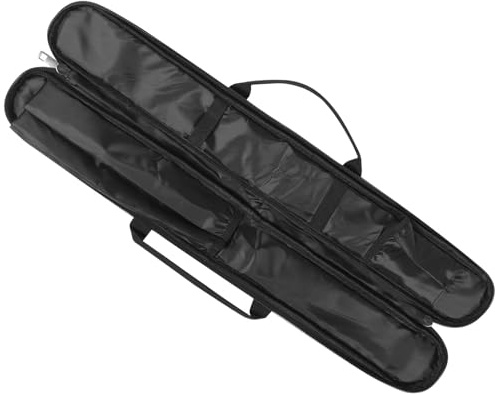 Bolsa de Flauta de Bambú Oxford Negra Ligera y Portátil | Instrumentos Musicales y Uso Diario, Fácil de Llevar, Protección contra Rayones y Golpes, Negro