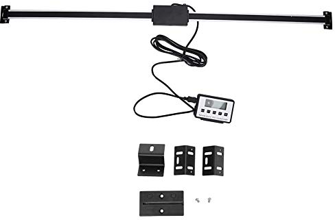 Akozon Digitalanzeige 0-600mm Präzise LCD-Skala Linear Scale für LCD-Fräsmaschinen