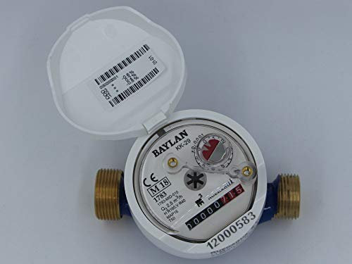 Sobime Contador de Agua 7/8-3/4 con Roscas a 1/2. Separación Roscas 115 MM