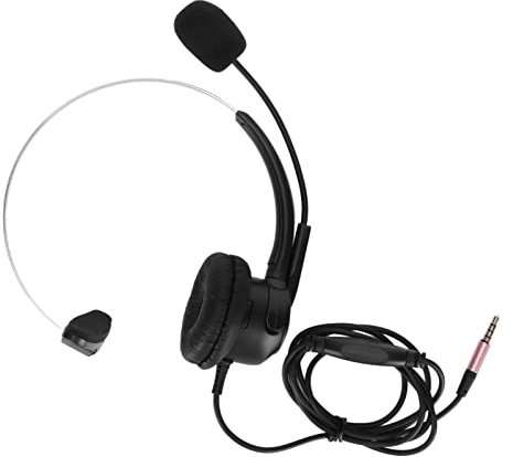 Auriculares Para Teléfono Celular Con Micrófono, Auriculares Bluetooth Para Camionero De 3,5 Mm Auriculares Mono Con Micrófono Auriculares Para Centro De Llamadas Auriculares En La Oreja Para Computad