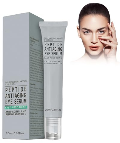Tkekruh Eye Cream 20ml, Total Eye Revitalizer, Crema de Ojos Antifatiga, Eficaz Producto Antiedad para el Cuidado de los Ojos, Crema para el Contorno de Ojos, Contra Ojeras y Patas de Gallo