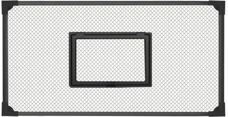 F Fityle Ersatz-Aquarium-Abdeckung, Anti-Sprungnetz, selbst zusammenbaubar, DIY, hält Katzen fern, stabiles für Aquarium-Abdeckung, 80x40cm