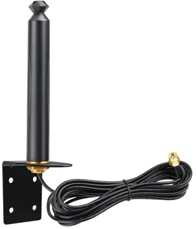 Superbat Antena 4G LTE Exterior SMA Macho 10dBi, Antena Celular de Pared Impermeable para Router Inalámbrico, Módem Puerta de Enlace, Cámara Rastreo, Punto de Acceso Móvil