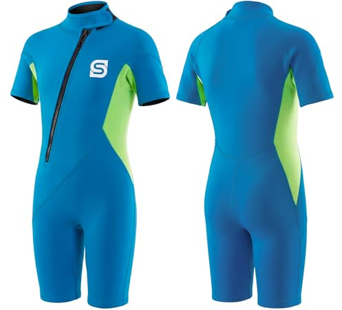 Neoprendräkter för män kvinnor - full dykdräkt, 3 mm tjock håller värmen surfdräkter UV simning 50+ snorkling baddräkt, dykning och andra vattensporter