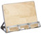 KitchenCraft Kochbuchständer Industrial Kitchen 24x18,6cm, Metall, Grau/beige, 30 x 18 x 18 cm