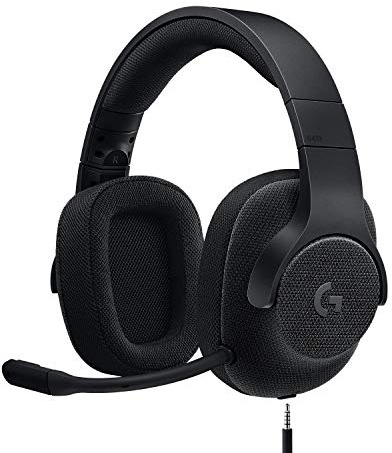 Logitech G433 7.1 Wired Gaming Headset with DTS Headphone: X 7.1 Surround for PC, PS4, PS4 PRO, Xbox One, Xbox One S, Nintendo Switch – Triple Black