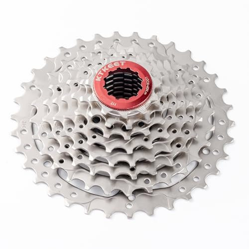KTKEET 8 Gang Kassette 11-30T/32T/34T/36T/40T/42T/46T Mountainbike Kassette 8 Gang Fahrrad Kassette Ritzel Kompatibel mit Shimano Ultegra XT Sunrace Sram (11-34T)